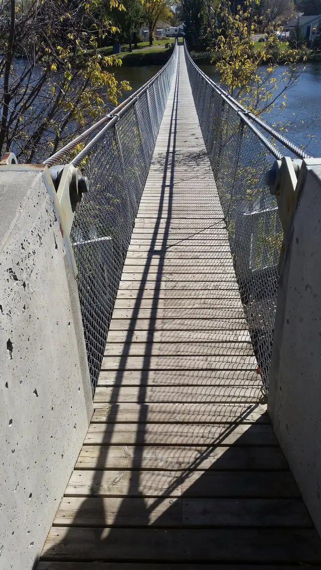 The swinging bridge